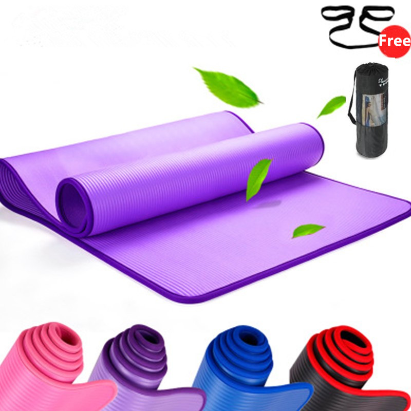 Pilates Yoga For Beginners - Tapete de Yoga Antiderrapante de 10mm