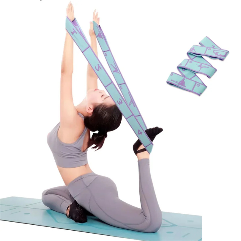 Pilates Yoga For Beginners - Elástico yoga resistência banda pilates dança