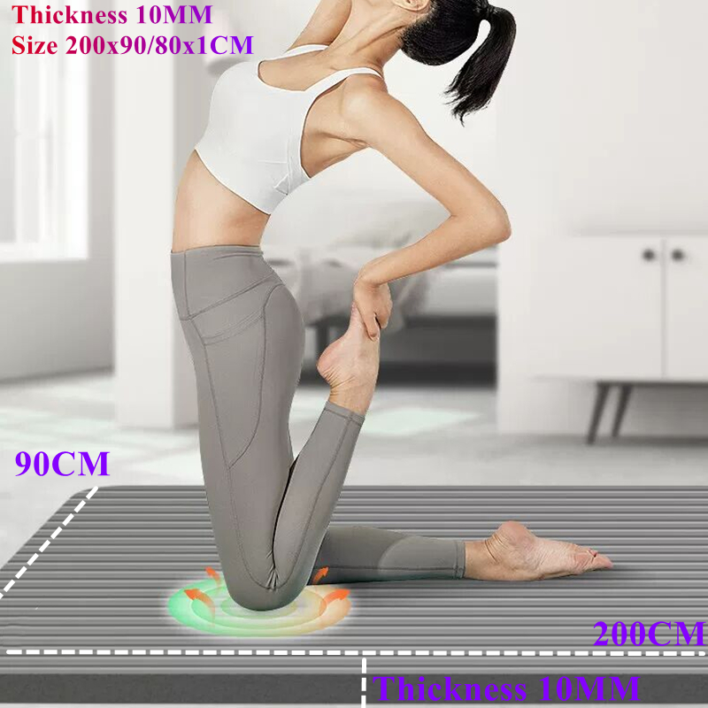 Tapete de ioga antiderrapante, - Pilates Yoga For Beginners avaliação e preço