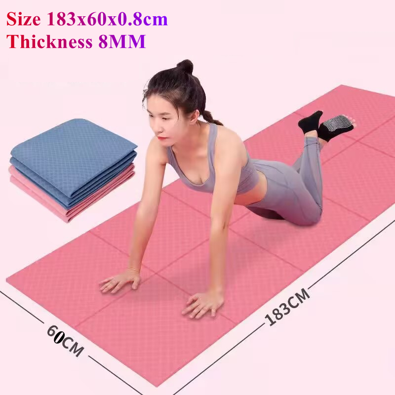 Dobrável portátil 183x60cm yog - Pilates Yoga For Beginners avaliação e preço