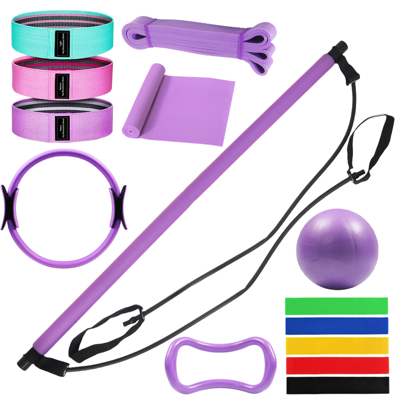 14 pçs barra de pilates combin - Pilates And Yoga Combined avaliação e preço