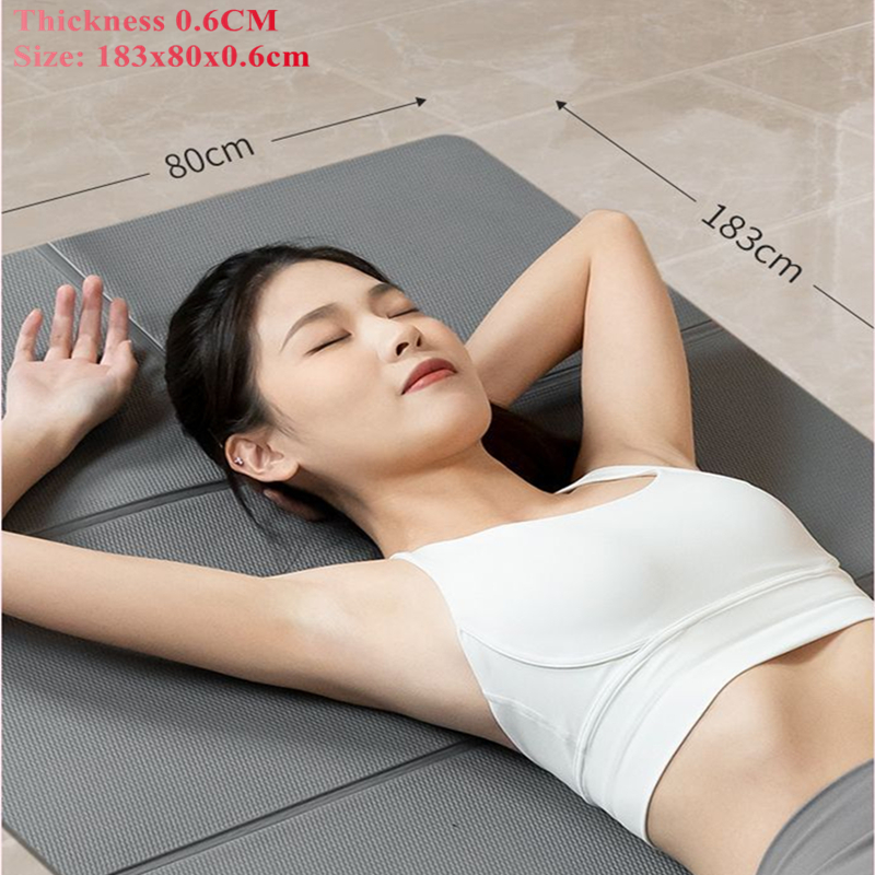 183x80cm 6mm engrossar tapete  - Pilates Yoga For Beginners avaliação e preço